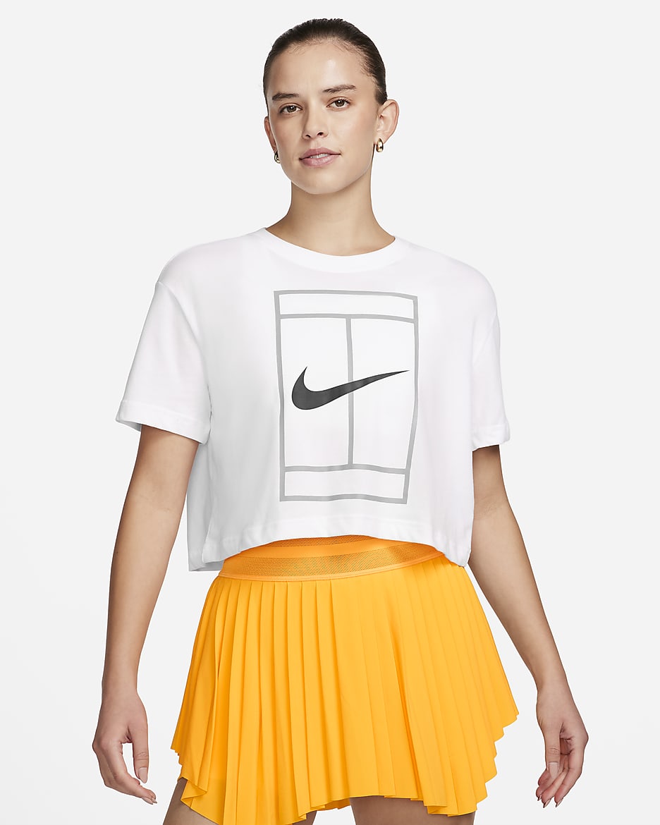 Nike Heritage Women s Dri FIT Short Sleeve Cropped Top. Nike